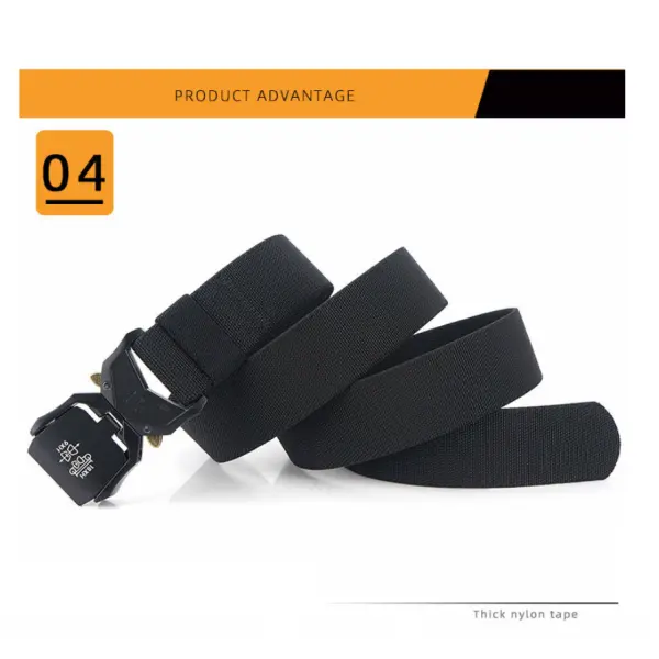 Outdoor Tactical Belt Quick Release Aluminum Alloy Outer Belt