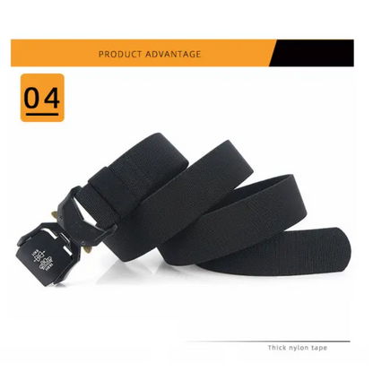 Outdoor Tactical Belt Quick Release Aluminum Alloy Outer Belt