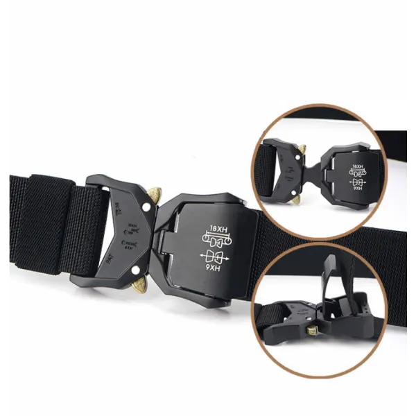 Outdoor Tactical Belt Quick Release Aluminum Alloy Outer Belt