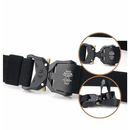 Outdoor Tactical Belt Quick Release Aluminum Alloy Outer Belt