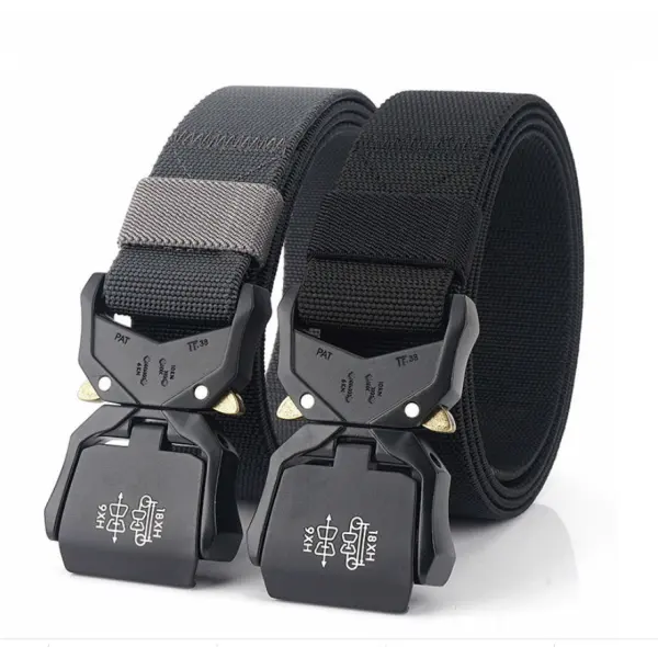 Outdoor Tactical Belt Quick Release Aluminum Alloy Outer Belt