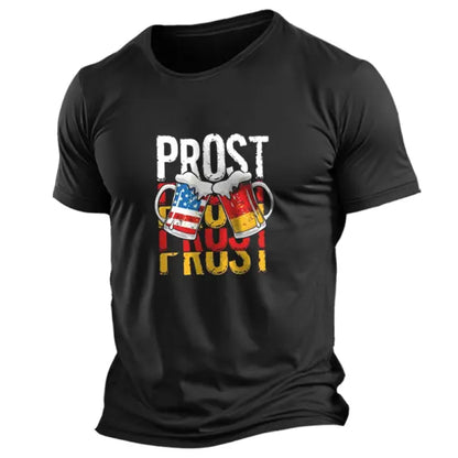 Unisex Oktoberfest Shirt Prost German American Flag