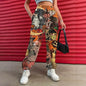 Halloween Pattern Women's Casual Pants Drawstring Pants Jogging Pants Casual