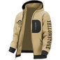 Men's Zipper Hoodie Jacket Retro Yellowstone Print Colorblock Outdoor Casual Daily Coat