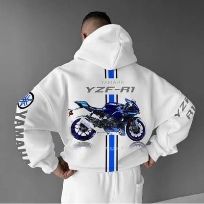 Unisex Motorcycle Racing Casual Oversized Hoodie