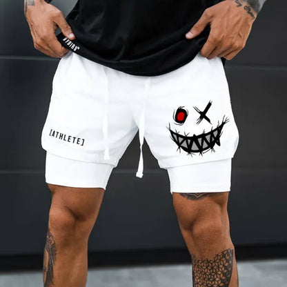 Men's Smiley Shorts Performance Shorts