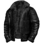 Men's Outdoor Vintage Thick Fleece PU Sherpa Jacket