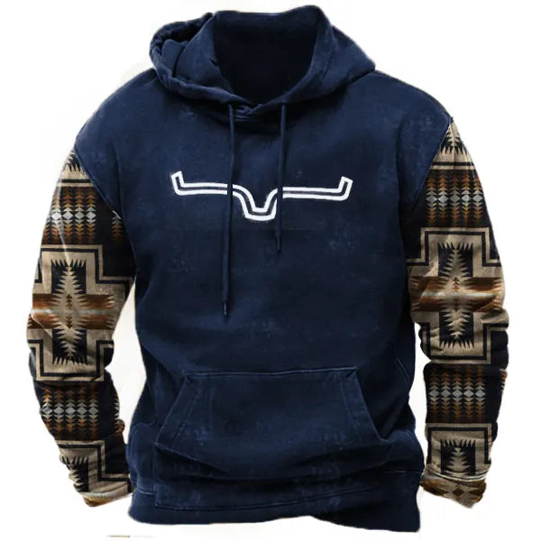 Aztec Cowboy Men's Hoodie