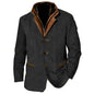 Men's Jacket Vintage Fleece Suede Jackets Fall Winter Outdoor Daily Blazer Double Layer Lapel Fur Leather Collar Medium Length Jackets