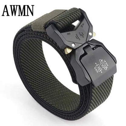 Outdoor Tactical Belt Quick Release Aluminum Alloy Outer Belt