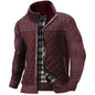 Men's Outdoor Warm Fleece Stand Collar Sweater Cardigan