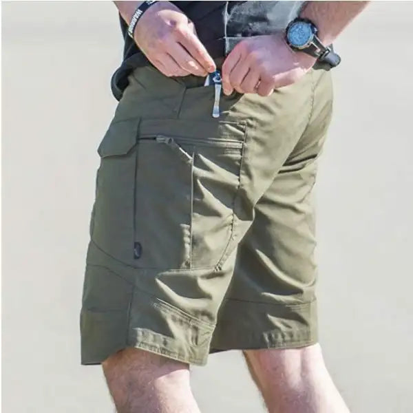 Men's Cargo Shorts Waterproof Multi-Pocket Outdoor Tactical Shorts