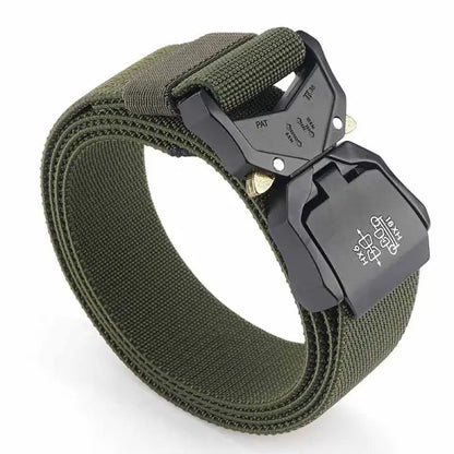 Outdoor Tactical Belt Quick Release Aluminum Alloy Outer Belt